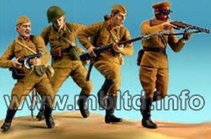 MASTER BOX (1/35) Infanterie soviétique en action 1941-1942 - Maquette n° 2 de la série Front de l'Est