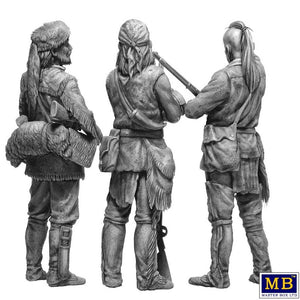 MASTER BOX (1/35) The Mohicans Indian Wars series, the 18th century Kit N°5