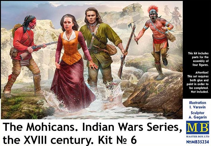 MASTER BOX (1/35) The Mohicans. Indian Wars Series, the XVIII century. Kit No 6
