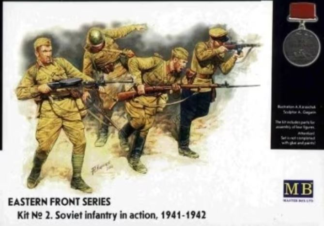 MASTER BOX (1/35) Soviet Infantry in Action 1941-1942 - Eastern Front Series Kit No. 2