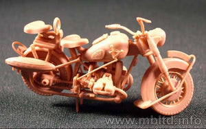 MASTER BOX (1/35) Deutsches Motorrad WWII (BMW R75)