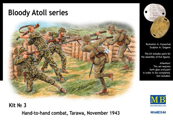 MASTER BOX (1/35) Bloody Atoll series Kit No 3 Hand-to-hand combat Tarawa, November 1943