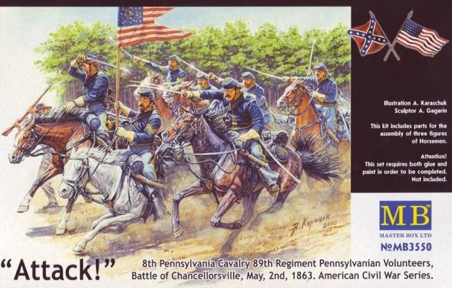 MASTER BOX (1/35) 8th Pennsylvania Cavalry (Battle of Chancellorsville,1863)