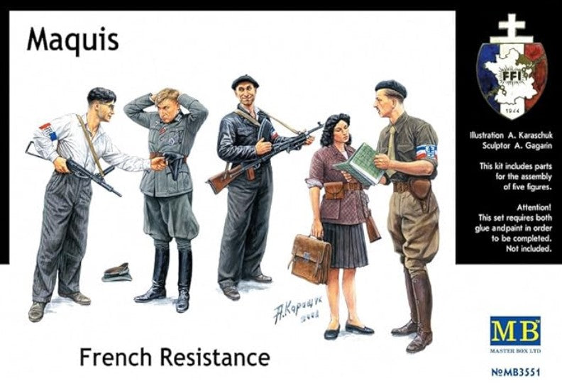 MASTER BOX (1/35) "Maquis" - French Resistance