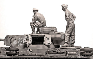 MASTER BOX (1/35) Rommel and German Tank Crew DAK, WW II era