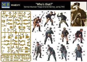 MASTER BOX (1/35) "Who's that?" - German Mountain Troops & Soviet Marines, spring 1943