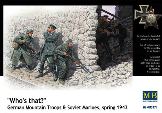 MASTER BOX (1/35) "Who's that?" - German Mountain Troops & Soviet Marines, spring 1943