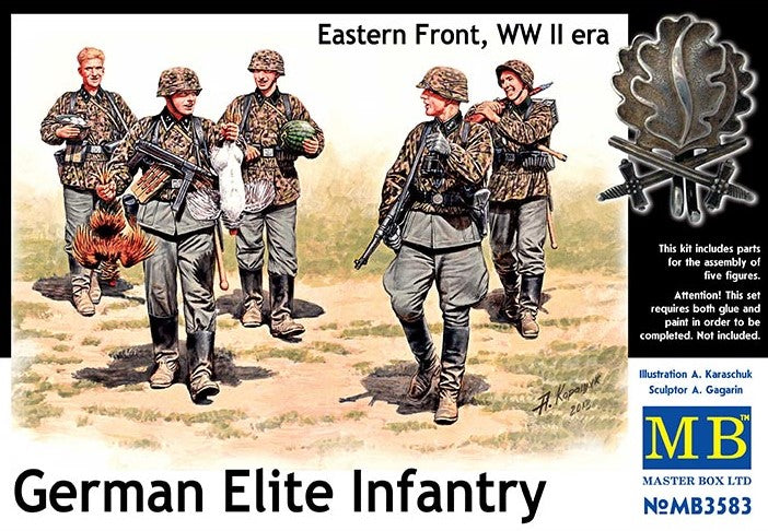 MASTER BOX (1/35) German Elite Infantry Eastern Front, WW II era