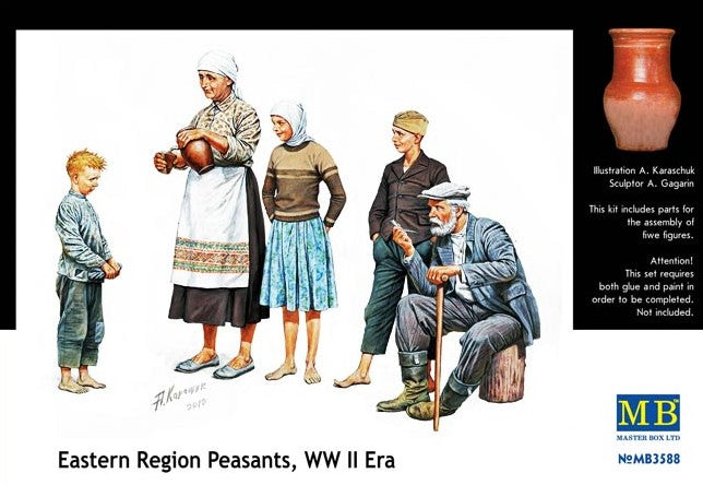 MASTER BOX (1/35) Eastern Region Peasants
