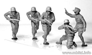 MASTER BOX (1/35) Infanterie allemande DAK, Seconde Guerre mondiale, série batailles du désert d'Afrique du Nord