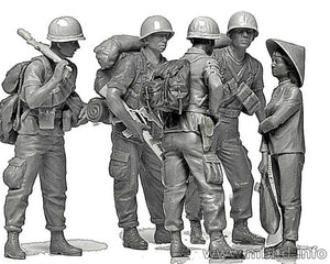 MASTER BOX (1/35) Pattugliamento, serie Guerra del Vietnam
