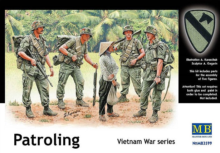 MASTER BOX (1/35) Patroling, Vietnam War series