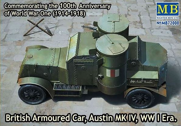 MASTER BOX (1/35) British Armoured Car, Austin MK IV (WW I Era)
