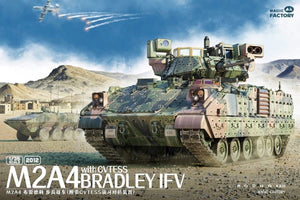 Portada de la caja de la maqueta del vehículo blindado M2A4 Bradley en escala 1:35 de Magic Factory referencia 2012
