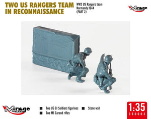 MIRAGE HOBBY (1/35) Two US Rangers Team In Reconnaissance