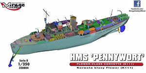 MIRAGE HOBBY (1/350) Corvette de classe Flower HMS 'PENNYWORT' (K111)