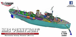 MIRAGE HOBBY (1/350) HMS 'PENNYWORT' Flower-Class Corvette (K111)