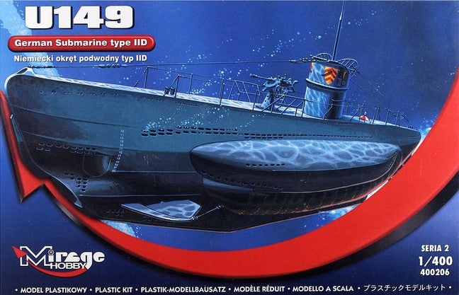 MIRAGE HOBBY (1/400) German U-Boot U-149 (Type IID)