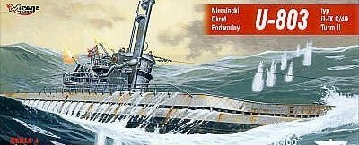 MIRAGE HOBBY (1/400) German submarine U-803 type U-IX C/40 Turm II