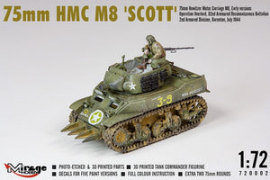 MIRAGE HOBBY (1/72) 75mm HMC M8 'Scott'