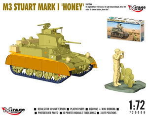 MIRAGE HOBBY (1/72) M3 Stuart Mark I "Honey"