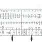 Piezas del tren de aterrizaje de la maqueta del MIG-21 PFM en escala 1:48 de Eduard con referencia 84202