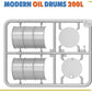 MINIART (1/24) Modern Oil Drums 200L