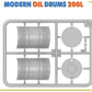 MINIART (1/24) Modern Oil Drums 200L
