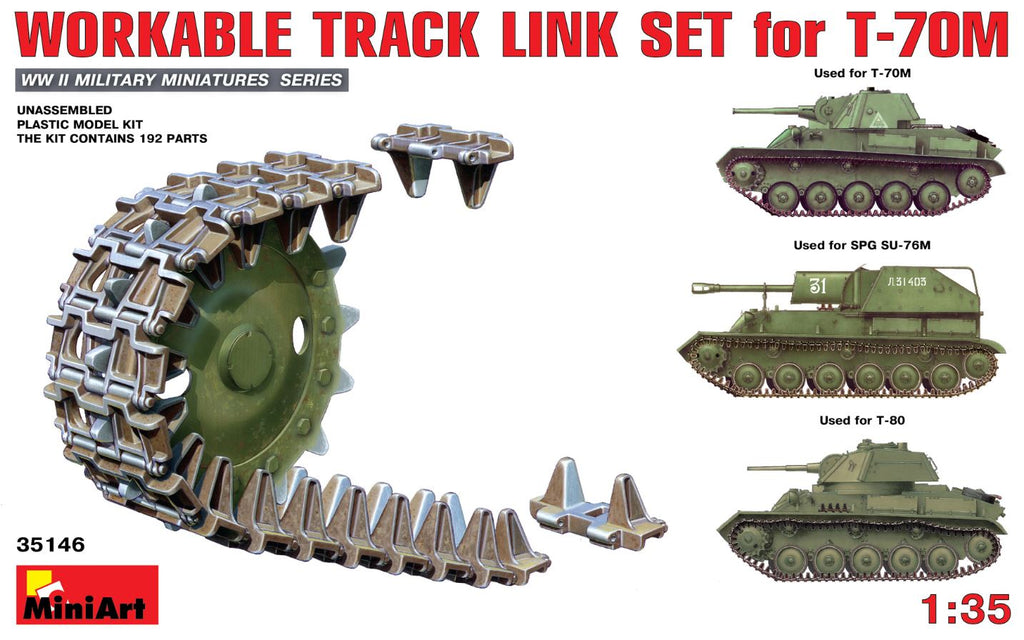 MINIART (1/35) Workable Track Link Set for T-70M