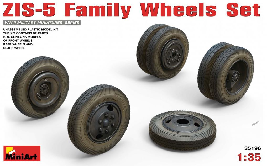 MINIART (1/35) T-34 Wheels Set 1942 Series