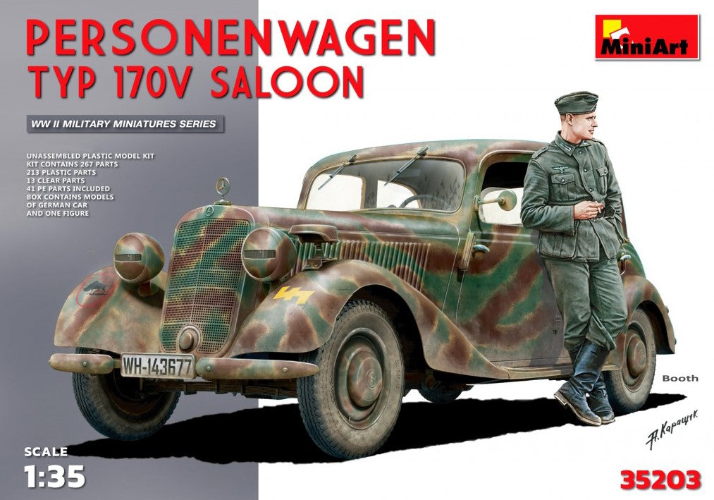 MINIART (1/35) Personenwagen Typ 170V Saloon