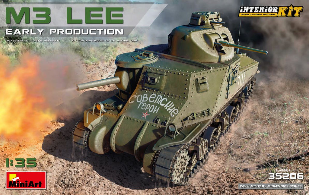 MINIART (1/35) M3 Lee Early Production w/interior