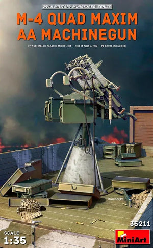 MINIART (1/35) M-4 Quad Maxim AA Machine Gun