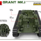 Detalle de transmisión de la maqueta del tanque británico Grant Mk.I en escala 1:35 de Miniart referencia 35217