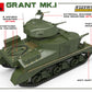 Trasera derecha de la maqueta del tanque británico Grant Mk.I en escala 1:35 de Miniart referencia 35217