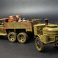 Foto izquierda de la maqueta del camión soviético de carga AAA con cocina de campaña en escala 1:35 de Miniart referencia 35257