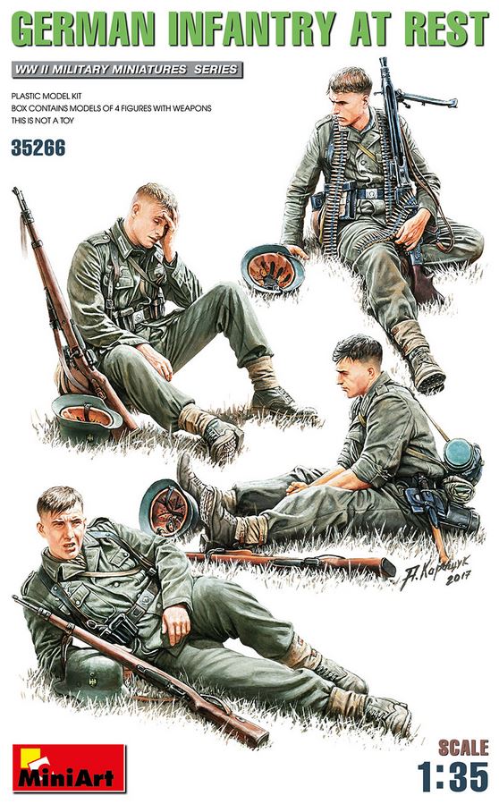 MINIART (1/35) German Infantry at Rest