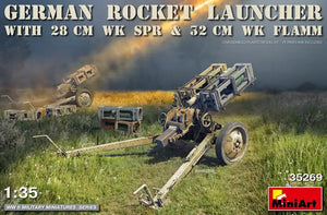 MINIART (1/35) German Rocket Launcher with 28 cm WK SPR & 32 cm WK FLAMM