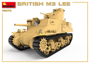 Foto delantera con configuración 1 de la maqueta del carro británico M3 Lee en escala 1:35 de Miniart referencia 35270