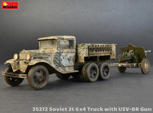 MINIART (1/35) Soviet 2T 6x4 Truck & 76mm USV-BR Gun