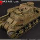 Foto delantera de la maqueta del tanque americano M3A5 Lee en escala 1:35 de Miniart referencia 35279