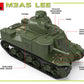 Detalles herramientas delanteras de la maqueta del tanque americano M3A5 Lee en escala 1:35 de Miniart referencia 35279