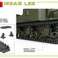 Detalles suspensión y cadenas de la maqueta del tanque americano M3A5 Lee en escala 1:35 de Miniart referencia 35279