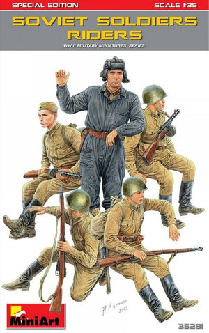 MINIART (1/35) Soviet Soldiers Riders