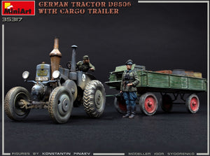MINIART (1/35) German Tractor D8506 with Cargo Trailer