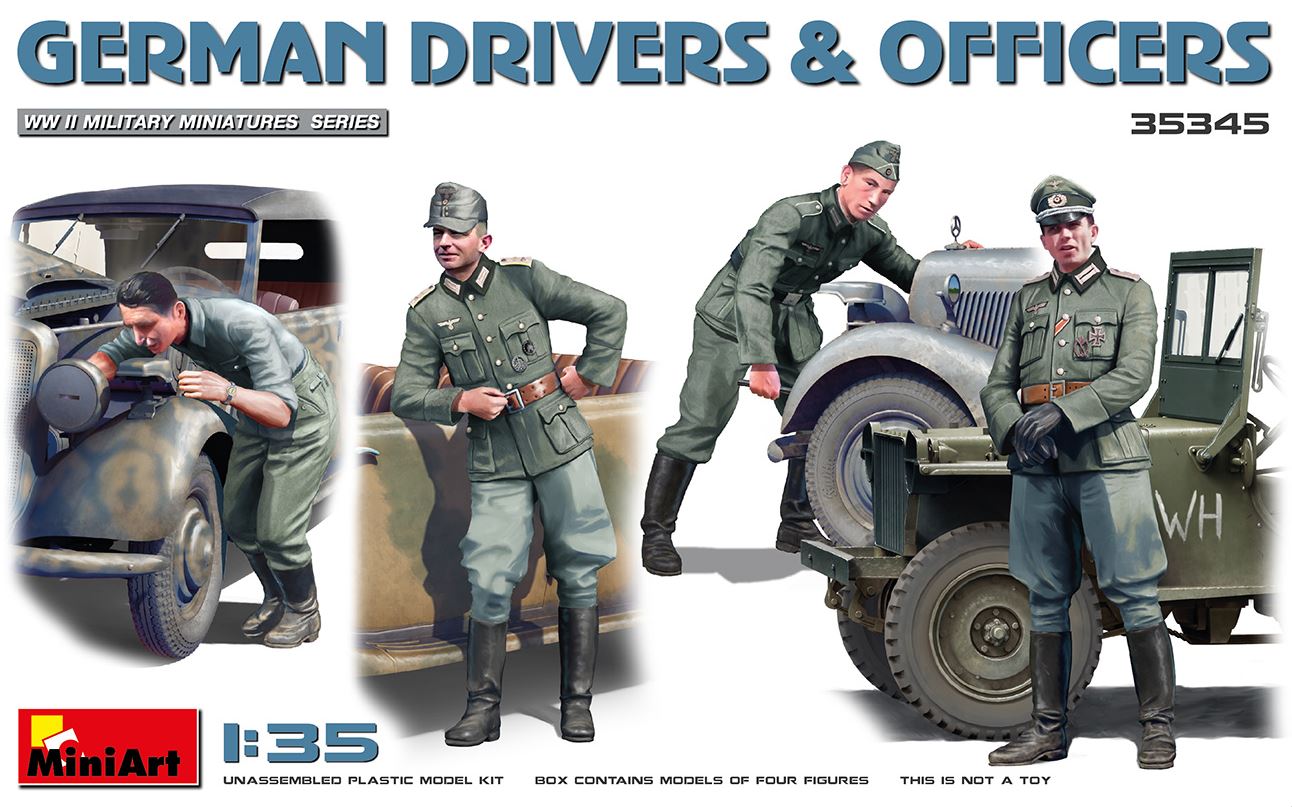 MINIART (1/35) German Drivers & Officers