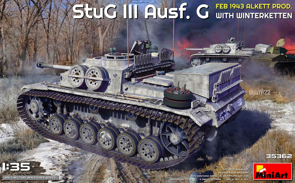 MINIART (1/35) StuG III Ausf. G Feb 1943 Alkett Prod. with Winterketten