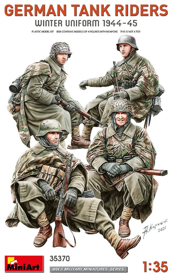 MINIART (1/35) German Tank Riders - Winter Uniform 1944-45