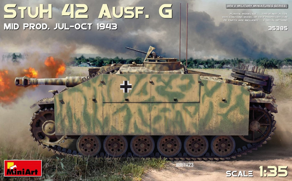 MINIART (1/35) StuH 42 Ausf. G Mid Prod. Jul-Oct 1943