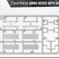 MINIART (1/35) 7.5cm PaK40 Ammo Boxes with Shells, set 1